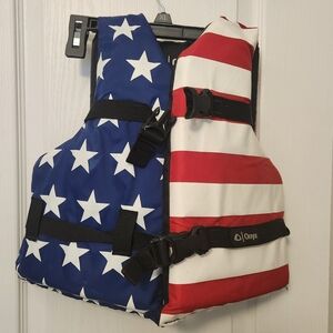 Onyx Red and White Vest for Stylish Layering